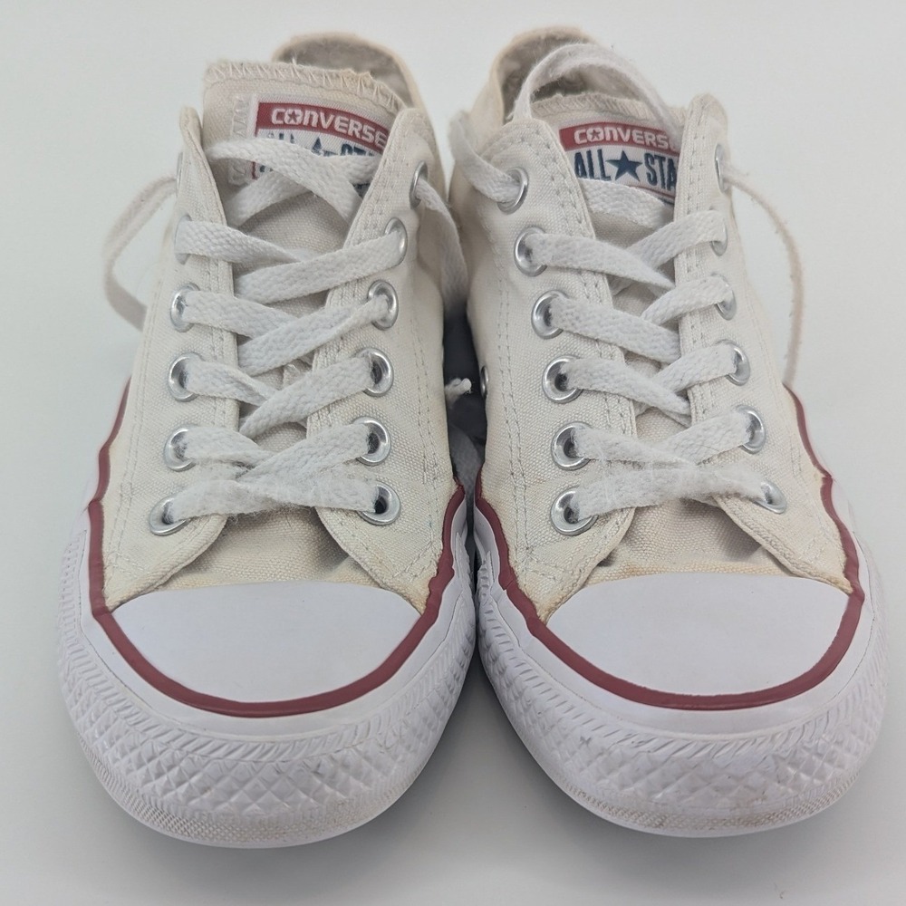 Converse Chuck Taylor All Star Low Top White Sneakers M7652 Mens 4.5 Wos 6.5